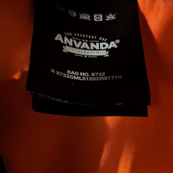 ANVÄNDA A Great Freakin Bag Blue Canvas Vegan Leather Padding Multi Purpose Use - Picture 11 of 16